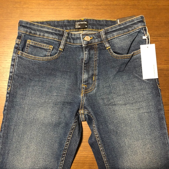 NWT Frank & Oak Tyler Skinny Jean in Blue - Picture 6 of 8